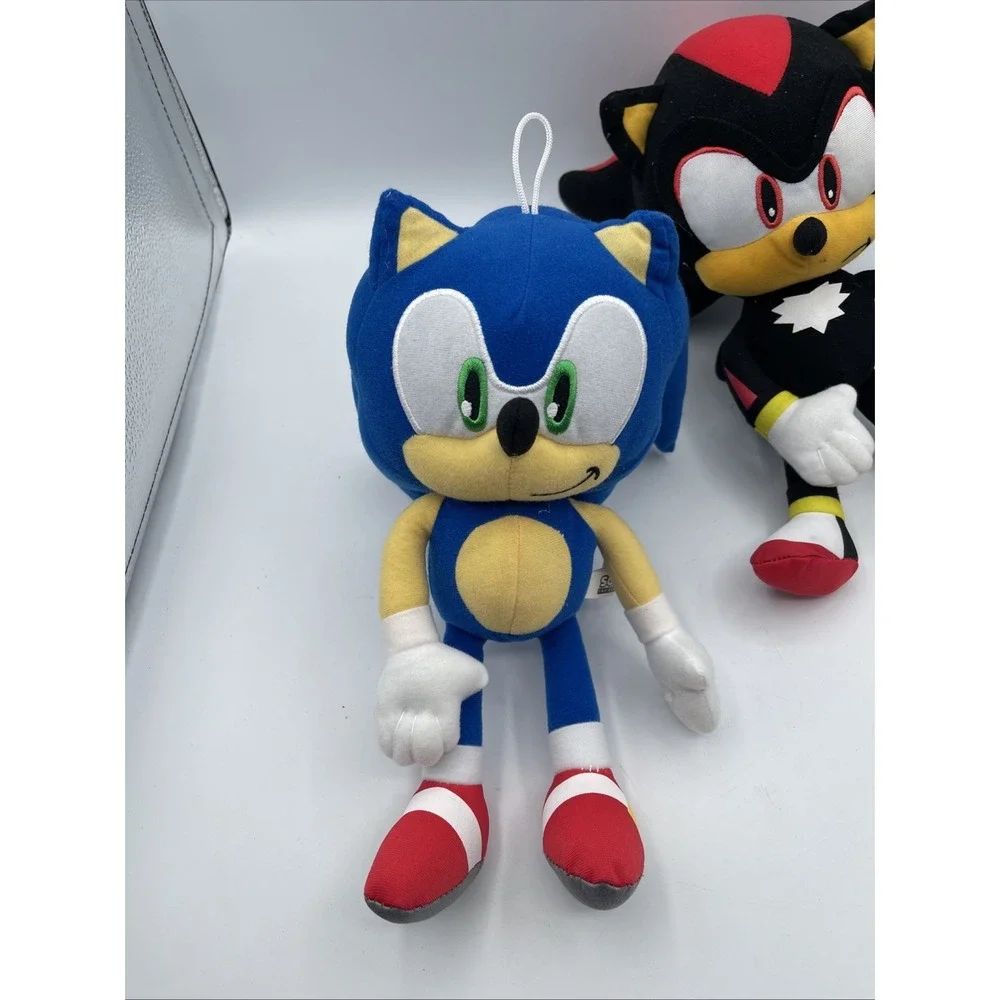toy factory sonic the hedgehog and shadow the hedgehog 12in plush